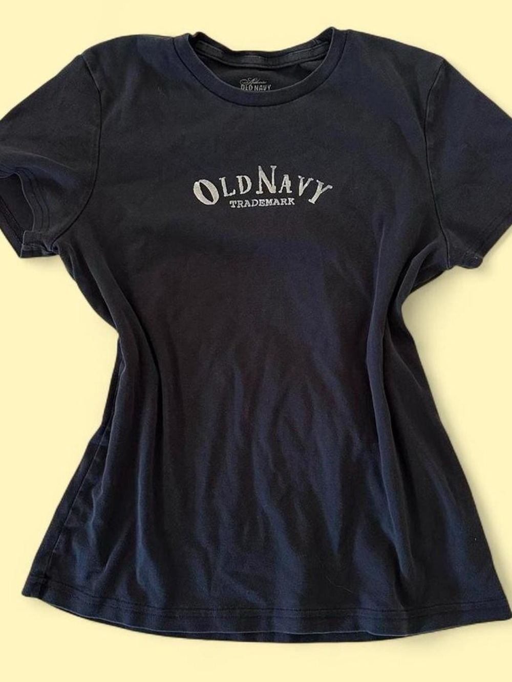 Old Navy Black Logo Short-Sleeve Tee